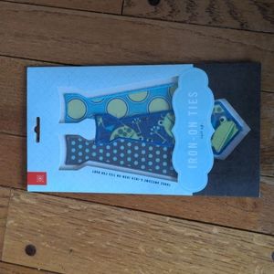 Iron on ties for onsies